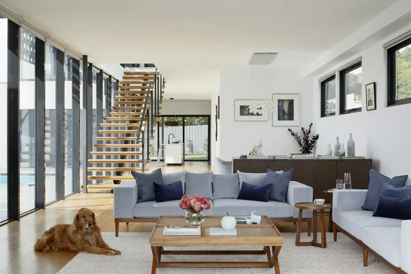 Bright, open-concept living space